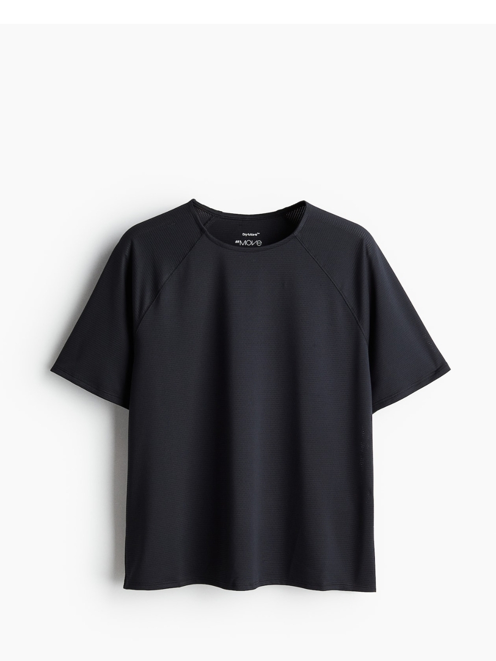 H&M Black Short-Sleeve Performance Tee